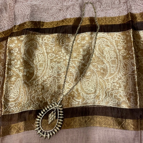 Vintage Sarah Coventry 14” Gold Pendant Necklace - Picture 2 of 14